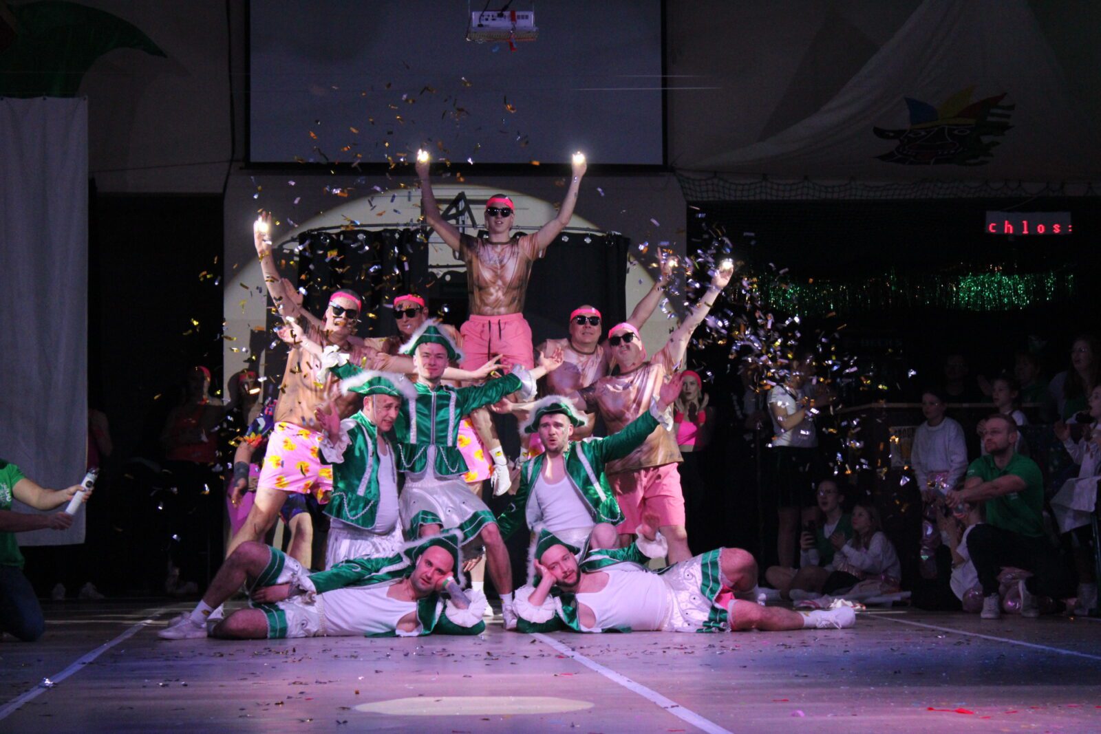 Der ECC Die Mannertanzgruppe Gruppenbild